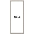 thumbnail image 1 of 17x45 Frame Grey Real Wood Picture Frame Width 1.25 inches | Interior Frame Depth 0.5 inches | Hans, 1 of 8