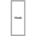 thumbnail image 1 of 17x45 Frame Silver Real Wood Picture Frame Width 1.125 Inches | Interior Frame Depth 0.5 Inches |, 1 of 8