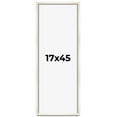 thumbnail image 1 of 17x45 Frame White Wheat Solid Wood Picture Frame | Moulding Width 0.75 Inches | Interior Depth 0.5, 1 of 8