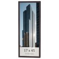 thumbnail image 1 of 17x45 Rustic Brown Real Wood Picture Frame Width 0.75 inches | Interior Frame Depth 0.5 inches |, 1 of 8