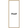 thumbnail image 1 of 17x47 Frame Beaded Gold Solid Wood Picture Frame | 0.75 Inches Moulding Width | Liscio Oro, 1 of 8