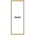 thumbnail image 1 of 17x47 Frame Beige Real Wood Picture Frame Width 1.25 inches | Interior Frame Depth 0.5 inches |, 1 of 8