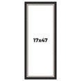 thumbnail image 1 of 17x47 Frame Black Real Wood Picture Frame Width 2.25 Inches | Interior Frame Depth 0.5 Inches |, 1 of 8