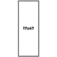 thumbnail image 1 of 17x47 Frame Blue Kingsley Pewter Solid Wood Picture Frame Width 0.75 Inches |Interior Depth 0.5, 1 of 8