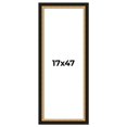 thumbnail image 1 of 17x47 Frame Gold Real Wood Picture Frame Width 2.25 Inches | Interior Frame Depth 0.5 Inches |, 1 of 8