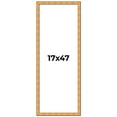 thumbnail image 1 of 17x47 Frame Gold Rustic Solid Wood Picture Frame | 1.25 Inch Wide Moulding | Rustique Gold, 1 of 8