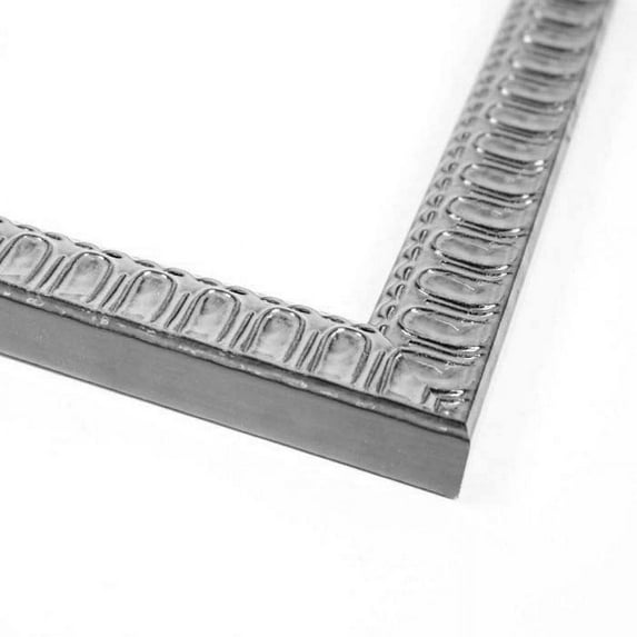 17x47 Frame Grey Solid Wood Picture Frame Width 1 Inches | Interior Frame Depth 0.375 Inches |