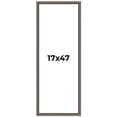 thumbnail image 1 of 17x47 Frame Silver Real Wood Picture Frame Width 1.25 Inches | Interior Frame Depth 0.5 Inches |, 1 of 8