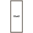 thumbnail image 1 of 17x47 Frame Silver Real Wood Picture Frame Width 1.25 Inches | Interior Frame Depth 0.5 Inches |, 1 of 8