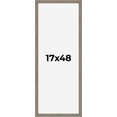 thumbnail image 1 of 17x48 Frame Gray Barnwood Rustic Solid Wood Picture Frame | 1.5 Inch Moulding Width | Includes UV, 1 of 8
