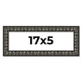 thumbnail image 1 of 17x5 Frame Black-Brown Medieval Solid Wood Picture Frame | 1.5 Inch Moulding Width | Gotham Beveled, 1 of 8