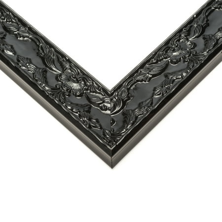 17x5 Frame Black Solid Wood Picture Frame Width 1.75 Inches | Interior Frame Depth 0.375 Inches |