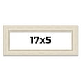 thumbnail image 1 of 17x5 Frame White Real Wood Picture Frame Width 1.75 inches | Interior Frame Depth 0.5 inches |, 1 of 8