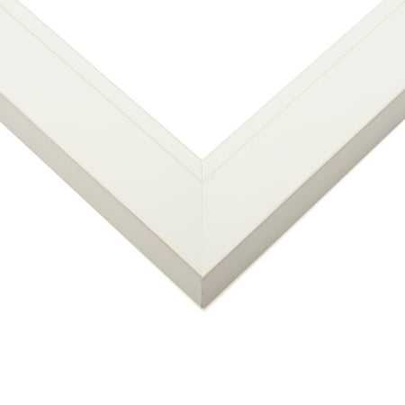 17x5 Frame White Solid Wood Picture Frame Width 1.625 Inches | Interior Frame Depth 0.6875 Inches |