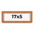 thumbnail image 1 of 17x5 IN Shadow Box Frame Brown | 0.875 Inches Deep Real Wood Contemporary Shadowbox Display Frame |, 1 of 6