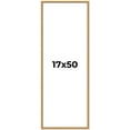 thumbnail image 1 of 17x50 Frame Beaded Gold Solid Wood Picture Frame | 0.75 Inches Moulding Width | Liscio Oro, 1 of 8