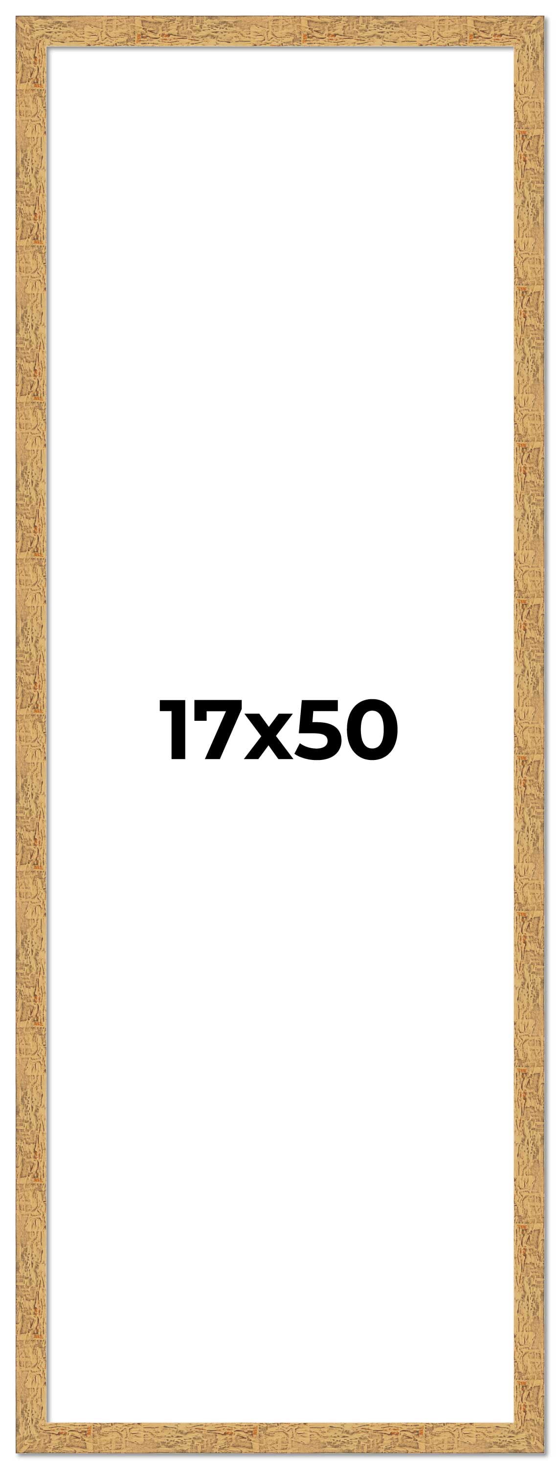 17x50 Frame Beige Real Wood Picture Frame Width 1.25 inches | Interior ...