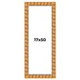 thumbnail image 1 of 17x50 Frame Beige Real Wood Picture Frame Width 3 inches | Interior Frame Depth 0.5 inches |, 1 of 8