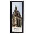 thumbnail image 1 of 17x50 Frame Black Passaggi Solid Wood Picture Frame Width 1.5 Inches | Interior Depth 0.5 Inches |, 1 of 8