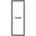 thumbnail image 1 of 17x50 Frame Black Real Wood Picture Frame Width 1.25 Inches | Interior Frame Depth 0.5 Inches |, 1 of 8