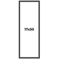thumbnail image 1 of 17x50 Frame Black Real Wood Picture Frame Width 1.25 inches | Interior Frame Depth 0.5 inches |, 1 of 8