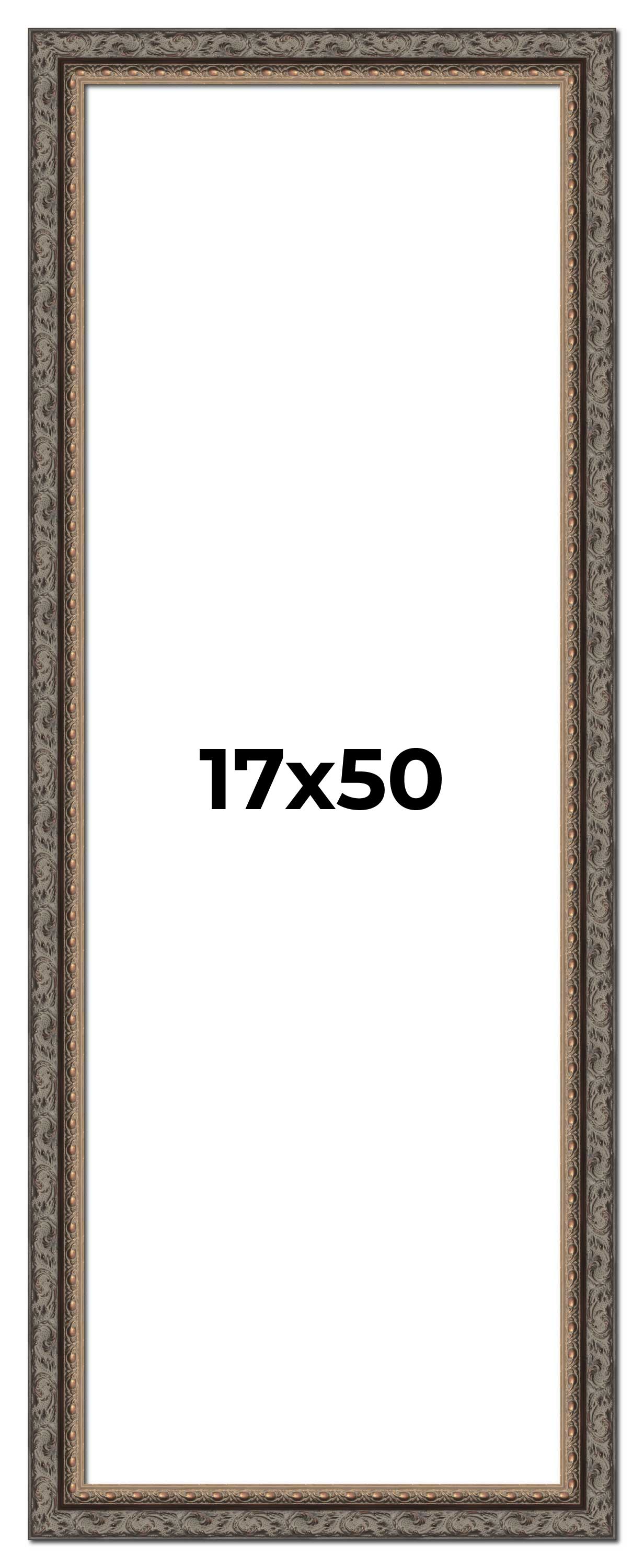 17x50 Frame Black Real Wood Picture Frame Width 2 inches | Interior ...