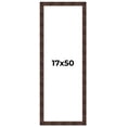 thumbnail image 1 of 17x50 Frame Brown Burl Real Wood Picture Frame Width 1.625 Inches | Interior Frame Depth 0.5 Inches, 1 of 8