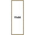 thumbnail image 1 of 17x50 Frame Gold Kingsley Distressed Solid Wood Picture Frame Width 0.75 Inches | Interior Frame, 1 of 8