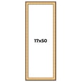 thumbnail image 1 of 17x50 Frame Gold Plein Aire Solid Wood Picture Frame Width 2 Inches | Interior Frame Depth 0.5, 1 of 8
