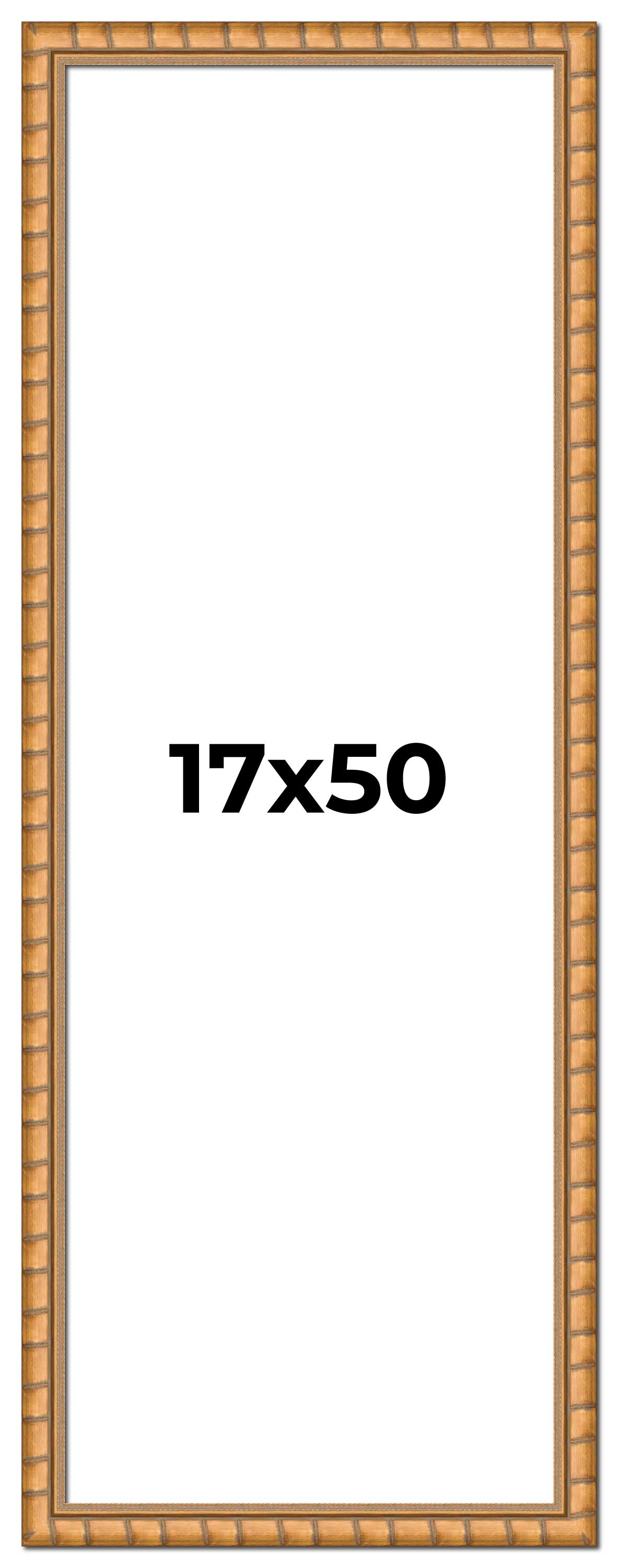 17x50 Frame Gold Real Wood Picture Frame Width 1.5 inches | Interior ...