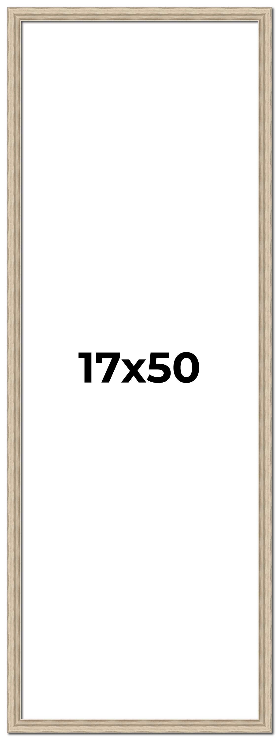 17x50 Frame Grey Solid Wood Picture Frame Width 1 Inches | Interior ...
