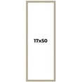 thumbnail image 1 of 17x50 Frame Grey Solid Wood Picture Frame Width 1 Inches | Interior Frame Depth 0.5 Inches |, 1 of 8