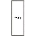 thumbnail image 1 of 17x50 Frame Silver Real Wood Picture Frame Width 1.125 Inches | Interior Frame Depth 0.5 Inches |, 1 of 8