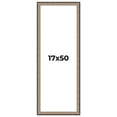 thumbnail image 1 of 17x50 Frame Silver Real Wood Picture Frame Width 1.75 Inches | Interior Frame Depth 0.5 Inches |, 1 of 8