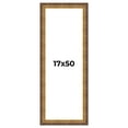 thumbnail image 1 of 17x50 Frame Vintage Gold Solid Wood Picture Frame | 2.5 Inch Moulding Width | Ornate Bronze Museo, 1 of 8