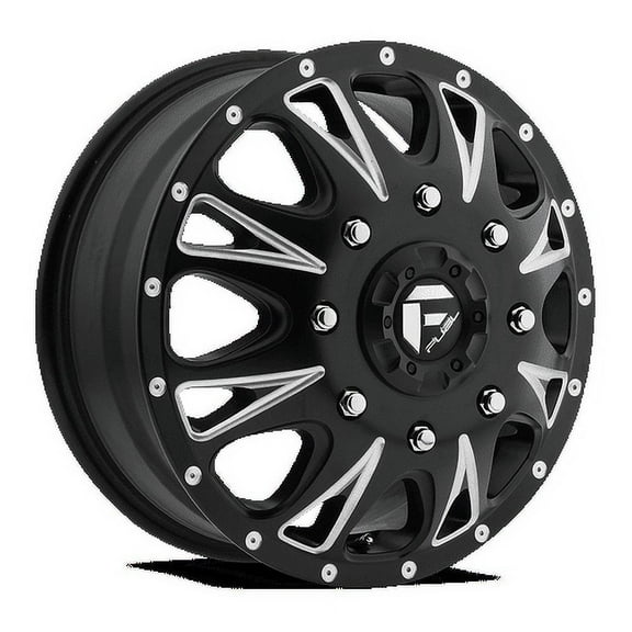 Fuel 1PC D513 Throttle 17x6.5 8x6.5 Matte Black Milled Wheel 17" 129mm Rim