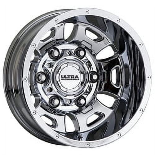 Ultra 003Rc Hunter Dually 17x6.5 8x210 -140et Chrome Plated Wheel