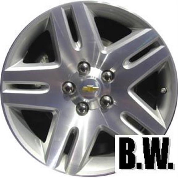 17x6.5 in Wheel for Chevy IMPALA 2006-2016 Machined Silver Recond Alloy Rim