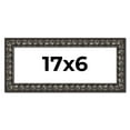 thumbnail image 1 of 17x6 Frame Black-Brown Medieval Solid Wood Picture Frame | 1.5 Inch Moulding Width | Gotham Beveled, 1 of 8