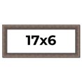 thumbnail image 1 of 17x6 Frame Silver Real Wood Picture Frame Width 1.25 Inches | Interior Frame Depth 0.5 Inches |, 1 of 8
