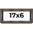 thumbnail image 1 of 17x6 Shadow Box Frame Brown Cherry | 2.625 Inches Deep Pine Wood Traditional Shadowbox Display, 1 of 8