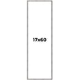 thumbnail image 1 of 17x60 Frame Silver Picture Frame - Complete Modern Photo Frame Includes UV Acrylic Shatter Guard, 1 of 8
