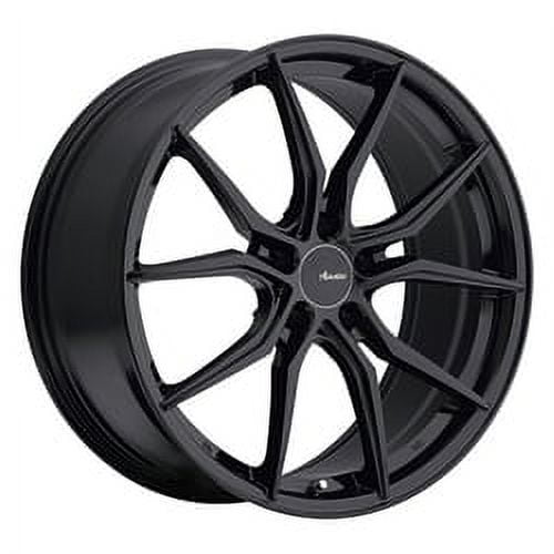 1 Advanti Racing 17x7.5 5X115 +36 80B Hybris Gloss Black Wheel Rim