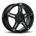 thumbnail image 1 of 17x7.5 Focal 451BM F-51 Gloss Black Milled Wheel 4x100 (42mm), 1 of 5