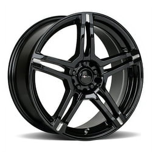 17x7.5 Focal 451BM F-51 Gloss Black Milled Wheel 4x100 (42mm)