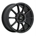 thumbnail image 1 of 17x7.5 Konig 41B Runlite Matte Black Wheel 5x4.5 (45mm), 1 of 5