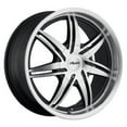 thumbnail image 1 of 17x7.5 Pacer 773MB Mantis Diamond Cut Face with Gloss Black Wheel 5x112 (42mm), 1 of 5