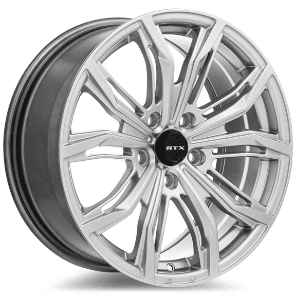 17x7.5 RTX Black Widow Hyper Silver Wheel 5x4.5 (42mm)