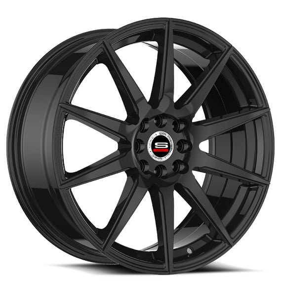 17x7.5 Spec-1 SP-51 Gloss Black Wheel 5x108/5x4.5 (42mm)