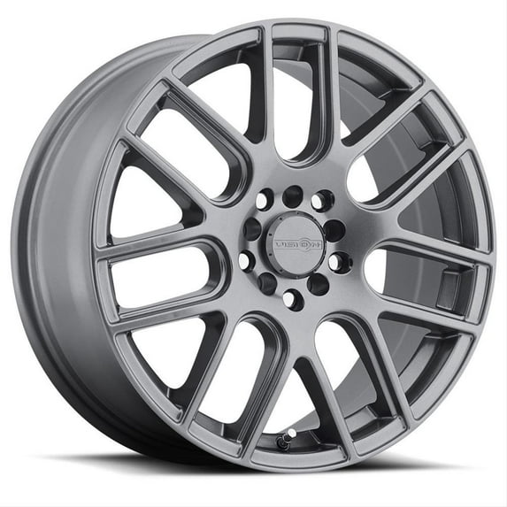 17x7.5 Vision 426H Cross Gunmetal Wheel 5x4.5/5x120 (38mm)